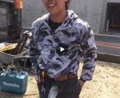 【Vine動画】リアル工事現場で、職人がビニールに入れた包茎ペニスを露出してるんだがｗｗ