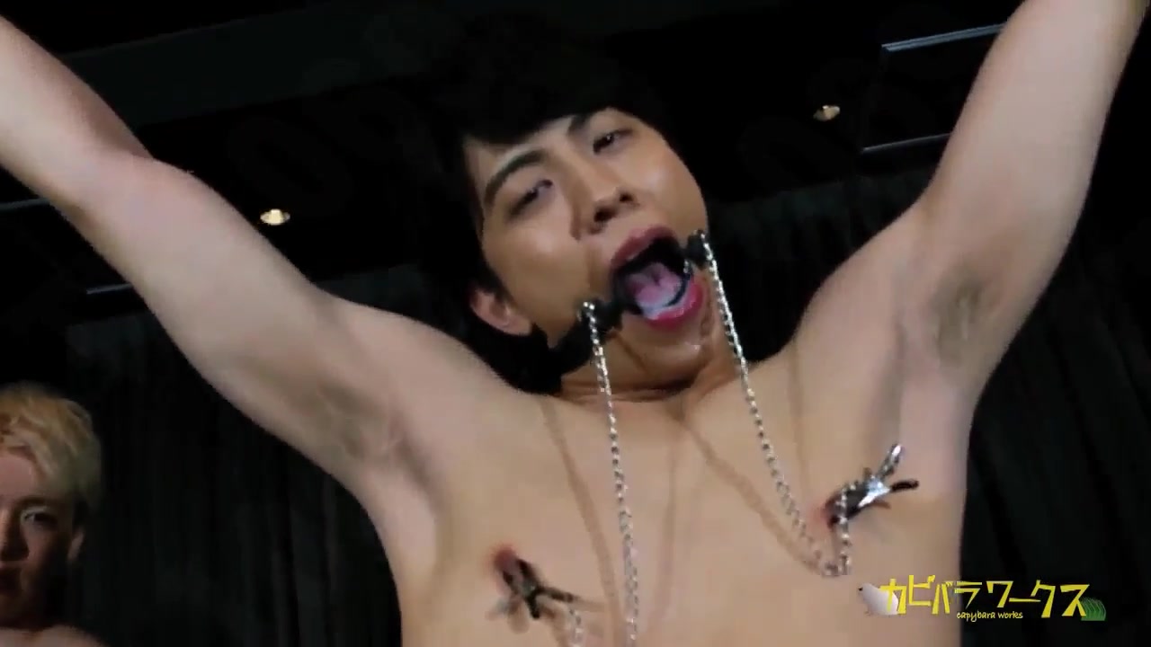  【ゲイ動画】金髪ジャニーズ系スリ筋美少年にスパンキングのSMセックスされてアヘイキしまくる美少年がエロすぎるんだがwww