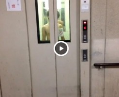【Vine動画】エレベーターから全裸のスリム系イケメンが「嵐」を踊りながら登場ｗｗｗ